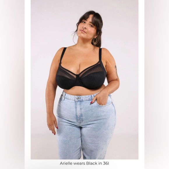 Understance NEW Salma FlexWire Full Coverage Lace Bra - Black 38DD - Picture 5 of 13